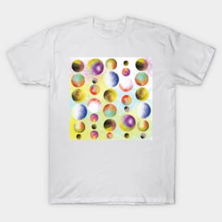 Universe Planets Treasure, Circles Dreams T-Shirt